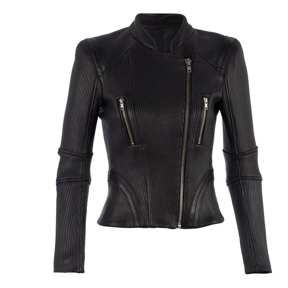 Maje Jackets & Blazers - Maje Leather Moto Jacket